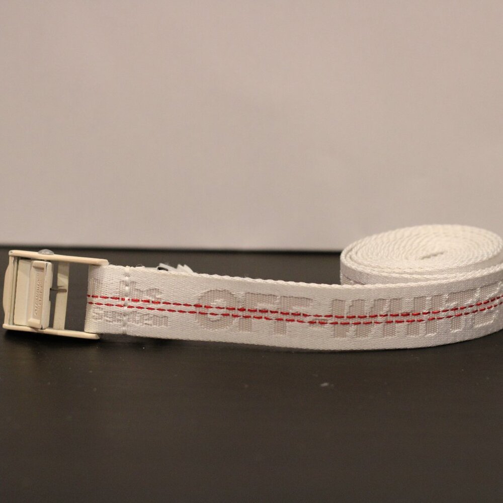 Off-White Industrial Belt Mini (White/Red)